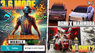 😍BGMIPUBGM 36 OFFICIAL THEME MODE GAMEPLAY  BGMI X MAHINDRA COMING  PANDA VEHICLE  XSUIT [upl. by Reseda426]