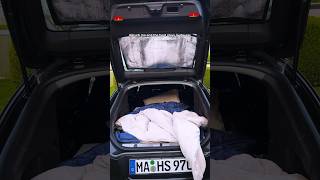 Camping in a Porsche How to build window covers to sleep in your car [upl. by Nosnibor]