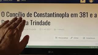 O Concílio de Constantinopla em 381 e a Doutrina da Trindade [upl. by Barrett]