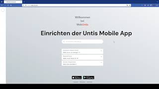 IGS Ihlow Einrichten der Untis Mobile App [upl. by Harty]