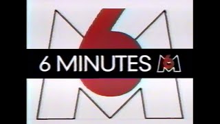 M6  Pub bandeannonce 6 Minutes météo finances 30 avril 1991 [upl. by Lazaro152]