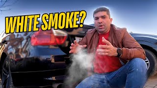 White Smoke From Exhaust Heres Why amp How to Fix It [upl. by Cinemod]