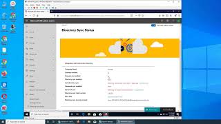 OO22  DirSync  Azure AD Connect Synchronization status in Office 365 [upl. by Halimak]