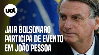 Bolsonaro em João Pessoa Presidente vai à cerimônia de entrega de residenciais na Paraíba [upl. by Chrissy]