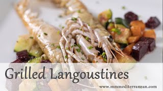 Recipe Grilled Langoustines With Vegetables [upl. by Nnylecoj903]