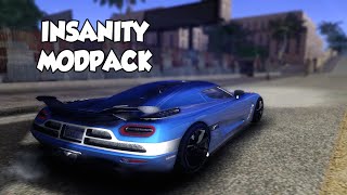 INSANITY MODPACK ENB CJ Sounds amp More GTA SA 1080p [upl. by Peyton]