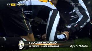 Marchisio goal di rovesciata in JuventusUdinese 12 300111 HD [upl. by Irvine842]