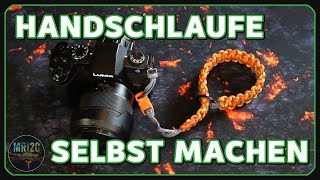 Coole KameraHandschlaufe für 5 Euro aus Paracord selber machen [upl. by Ahsiemaj]