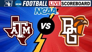 Texas AampM Aggies vs Bowling Green Falcons  NCAA Football Live Scoreboard [upl. by Nnanaej]