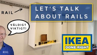 Mastering Suspension Rail Installation for Ikea Kitchens [upl. by Meg894]