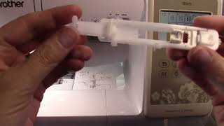 How to sew buttonholes using a Brother SE625 Sewing and Embroidery Machine [upl. by Oiramej]