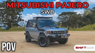 MITSUBISHI PAJERO SWB POV DRIVE [upl. by Charmine]