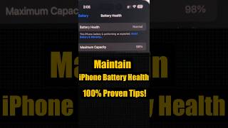 Maintain iPhone Battery Health 100 Issue Solved 2024 Tips 🤯 [upl. by Adiuqram]