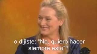 Meryl Streep amp Amanda Seyfried One The View  Subtitulada 12 [upl. by Alenairam]