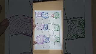 art therapy series  calm your anxious drawing 3dpainting art howtodraw arttherapy [upl. by Trebbor]