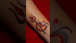 Trishul tattoo on hand for girltattoo design shorts [upl. by Bernice572]