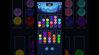 ball sort  color puz game level 286 to 290 [upl. by Tynan]