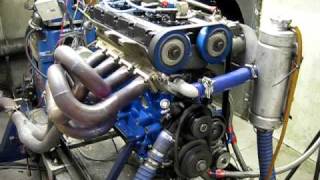 JRE Atmo Cosworth engine dyno run ford escort mk1 rally car engine [upl. by Dev38]