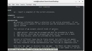 How to check currently running processes in linux   ps command in linux [upl. by Seena]