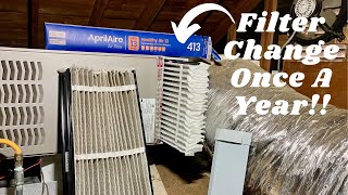 How To Install AprilAire 413 HVAC Filter [upl. by Naget]