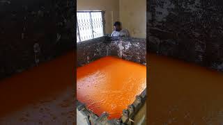 Unveiling How Orange Foam Produce In A Local Factory [upl. by Sankaran]