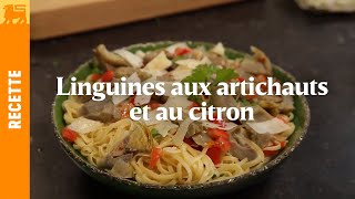 Linguines aux artichauts et au citron [upl. by Nielson877]