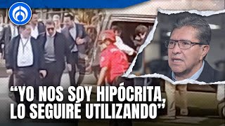 Ricardo Monreal se justifica por uso de helicóptero privado “Lo uso para emergencias” [upl. by Abibah]