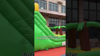 Cheap Price Commercial Grade PVC Inflatable Water Slides with Pool [upl. by Farl19]