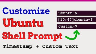 How to Change  Customize the Shel Prompt in Ubuntu [upl. by Einneg615]