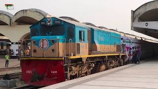 Subarna Express Train Dhaka To Chittagong Departing Kamalapur Railway Station Dhaka [upl. by Treblihp920]