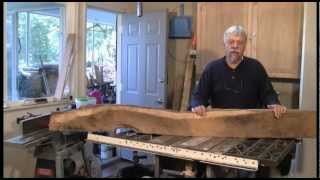 Dressing Rough Lumber  A woodworkwebcom woodworking video [upl. by Rebm]