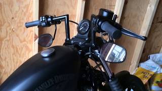 Harley Chizeled Lo on Sportster 883N Iron [upl. by Didi484]