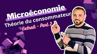 extrait séance de révision micro économie théorie du consommateur part 2 [upl. by Marline]