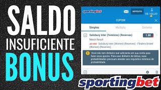 Dicas de Bônus da Sportingbet como resolver [upl. by Dnallor917]