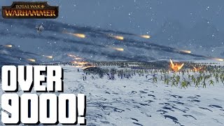 OVER 9000 ZOMBIES Total War Warhammer [upl. by Arvid379]