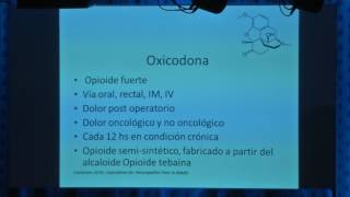 19  Lesión Medular Utilidad de la oxicodona DRA Dalia Raijman [upl. by Margaux]