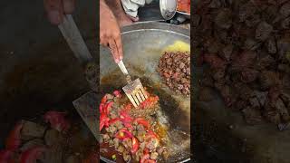 Road Side Small Dhaba Tawa Kaleji  Khyber Bazar Tawa Kaleji  Peshawar Kaleji Fry foodpakistan [upl. by Ennirac532]