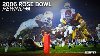 Texas vs USC 2006 Rose Bowl Rewind  College Football on ESPN [upl. by Giardap]