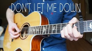 The Chainsmokers  Dont Let Me Down  Guitar Cover  Mattias Krantz [upl. by Assirod]