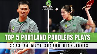 PADDLE POWER 5 BEST plays from Portland Paddlers first season [upl. by Araiet]