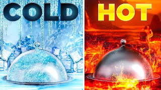 Pick a Dish  Hot Or Cold Edition 🥵🥶  Food Challenge [upl. by Ardnasella]