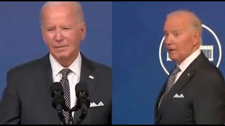 Joe Biden cant stand the questions and leaves in a mad rage😃🇺🇸🇺🇸 [upl. by Edahc]