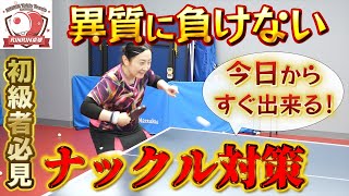 【中国卓球】初中級者必見のquotナックル対策quot を解説！表ソフトに多いナックルボールはどう対応するのか？よくあるquotミスが多い打ち方quotは？今日から使えるquotシンプルな解決策quotを徹底解説します！ [upl. by Kelam]