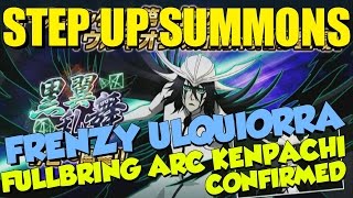 Bleach Brave Souls  FREE ORBS STEP UP SUMMONS NEW KENNY FRENZY ULQUIORRA [upl. by Pasol446]