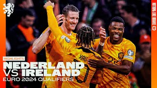 QUALIFICATION EURO2024 SECURED 🦁  Highlights Nederland  Ireland 18112023 [upl. by Almire]