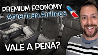 Voando na Premium Economy da American Airlines  Boeing 777200  De Nova York a São Paulo JFKGRU [upl. by Eedrahs]