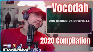 I SEE WHY HES THE CHAMP Vocodah  Online BeatBox Champion 2020 Compilation LIVE REACTION [upl. by Wilton372]