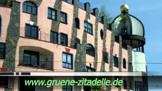 Hundertwasserhaus  quotGrüne Zitadellequot in Magdeburg [upl. by Beatty724]