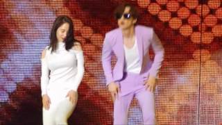 170325 宋智孝Song Ji Hyoamp李光洙Lee Kwang Soo Couple Dance Whos Your MaMaRMFM in HK [upl. by Higginbotham]