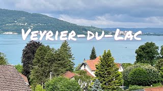 France 4 K village VeyrierduLac on the beautiful Lake Annecy [upl. by Anigger]